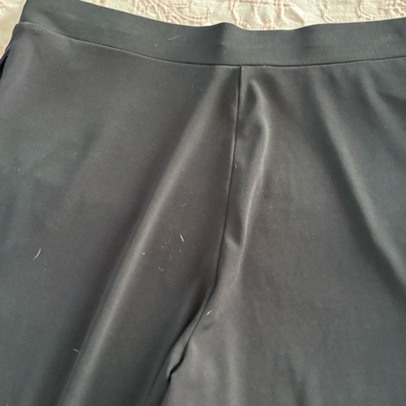 Susan Graver XS black pull up Trousers stretchy 29 x 22 ankle pants buttons‎ - Picture 3 of 5